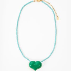Beaded Heart Necklace