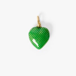 Coated Heart Charm