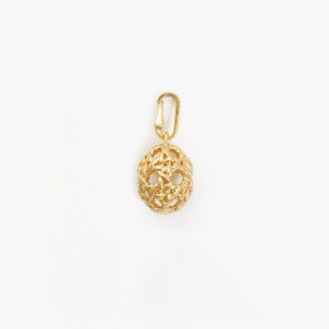 Rattan Egg Charm