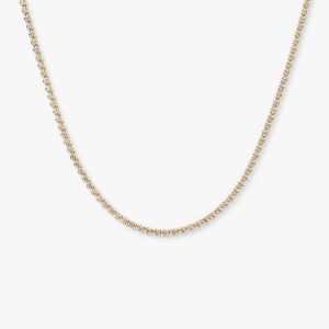 Sapphire Bezel Necklace